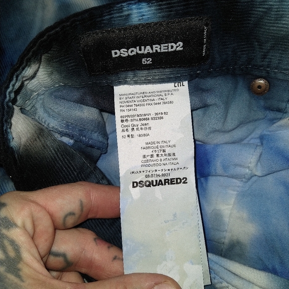 Dsquared2 tie dye Corduroy pants - Picture 9 of 9